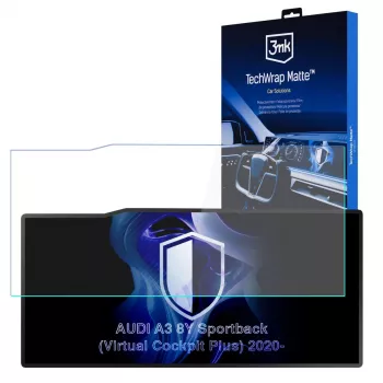3MK PROTECTION AUDI A3 8Y Sportback (Virtual Cockpit Plus) 2020- - 3mk TechWrap Matte Center Display Screen Protector