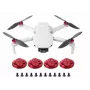 SUNNYLIFE Motorschutzabdeckungen für DJI Mavic Mini 2 / Mini SE (4er-Pack) - Schwarz