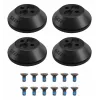 SUNNYLIFE 4x Motorschutzabdeckungen für DJI Avata 2 Drohne - Silikon staubdicht kratzfest anti-kollision - Schwarz