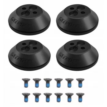 SUNNYLIFE 4x Motorschutzabdeckungen für DJI Avata 2 Drohne - Silikon staubdicht kratzfest anti-kollision - Schwarz