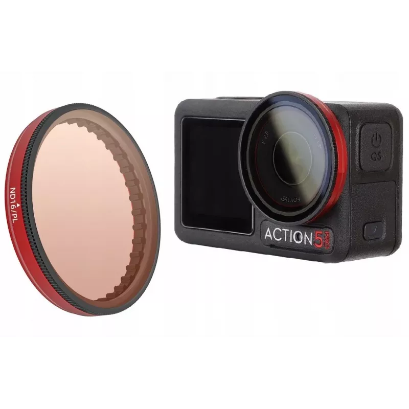 SUNNYLIFE Hybrid Filter 2in1 Polarizing PL ND16 für DJI Osmo Action 5 Pro / 5 Pro / 4 / 3 FI903-16p