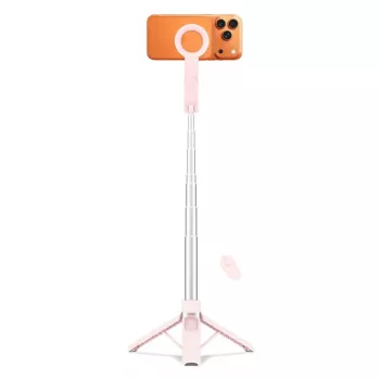 TECH-PROTECT L11S MagSafe Bluetooth Selfie Stick Stativ Rosa