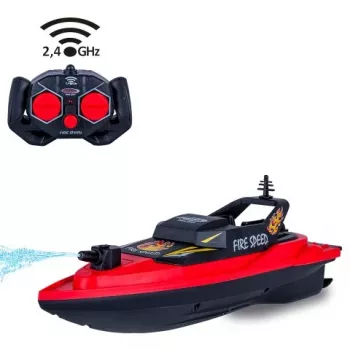 JAMARA Fire Speed RC Feuerlöschboot 2,4 GHz mit Wasserstrahlfunktion