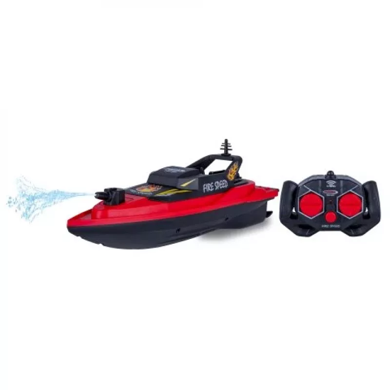 JAMARA Fire Speed RC Feuerlöschboot 2,4 GHz mit Wasserstrahlfunktion