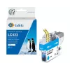 G&G Kompatible Druckerpatrone für Brother LC422C Cyan (550 Seiten)