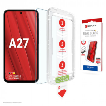 E.V.I. DISPLEX Echtglas Displayschutzfolie für Samsung Galaxy A27 5G
