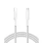 Belkin BOOSTCHARGE Geflochtenes USB-C auf Lightning Kabel 2m Weiß