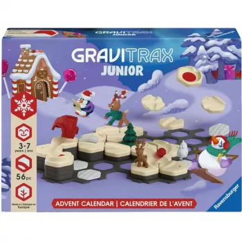 Ravensburger GraviTrax Junior Adventskalender - 24 Tage Murmelbahn-Überraschungen
