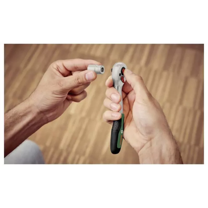 Bosch 60-teiliger Ratschen- und Steckschlüsselsatz mit Koffer, 1/4 inch & 1/2 inch, max. Drehmoment 768 Nm