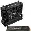 Team Group T-Force GC PRO 2TB M.2 2280 PCIe Gen5 NVMe SSD mit T-FORCE DARK AirFlow Kühlkörper, Schwarz