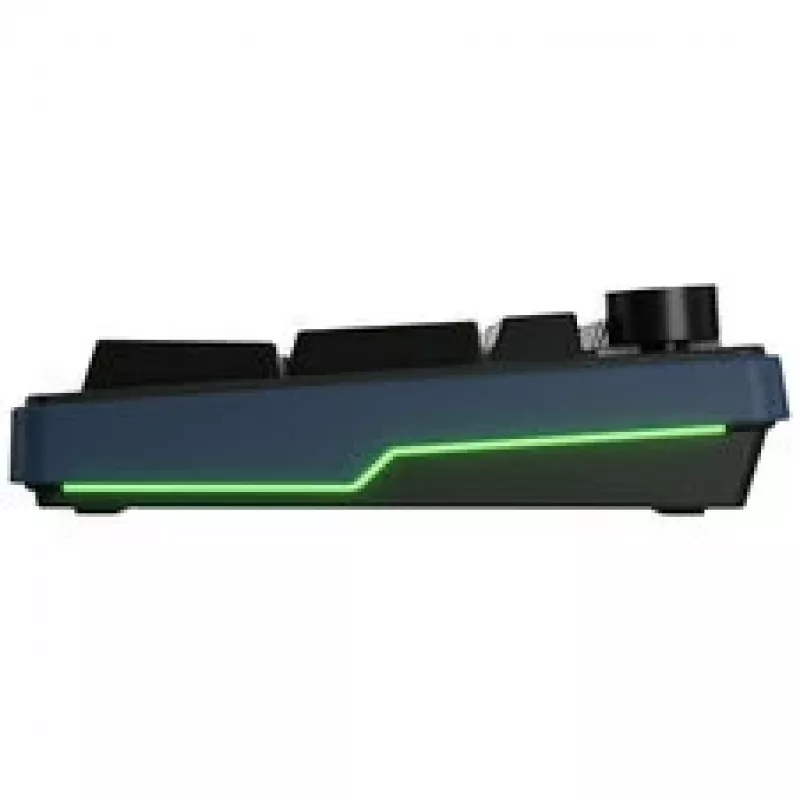 Ducky OK-M 98 Gaming-Tastatur, 98%-Layout, Hot-Swappable, RGB-Hintergrundbeleuchtung, ANSI US, KTT Wine Red Linearschalter