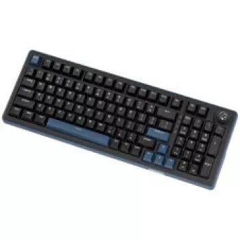 Ducky OK-M 98 Gaming-Tastatur, 98%-Layout, Hot-Swappable, RGB, ANSI - KTT Baby Blue Switches