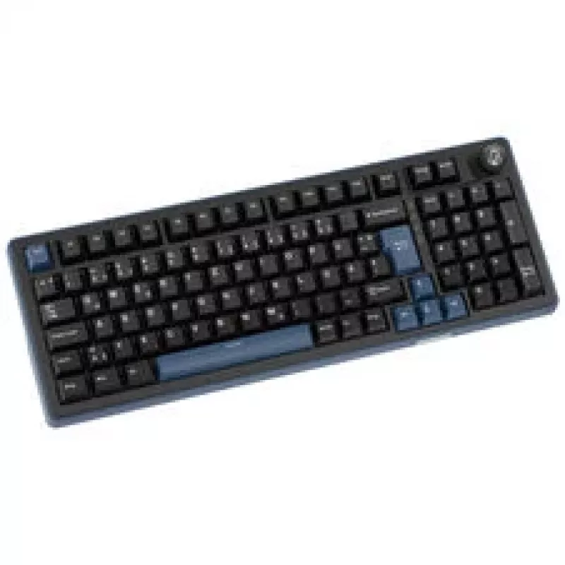 Ducky OK-M 98 Gaming-Tastatur, 98%-Layout, Hot-Swap, RGB-Beleuchtung, ISO, KTT Tactile Switches, Schwarz