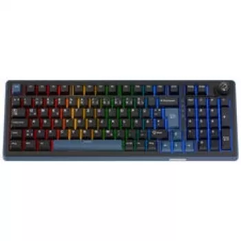Ducky OK-M 98 Gaming-Tastatur, 98%-Layout, Hot-Swap, RGB-Beleuchtung, ISO, KTT Tactile Switches, Schwarz