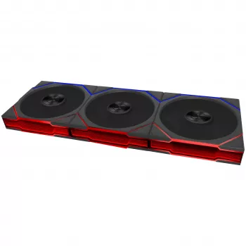 Lian Li UNI FAN TL FLEX Wireless ARGB 120mm Lüfter 3er-Pack mit Controller - Schwarz