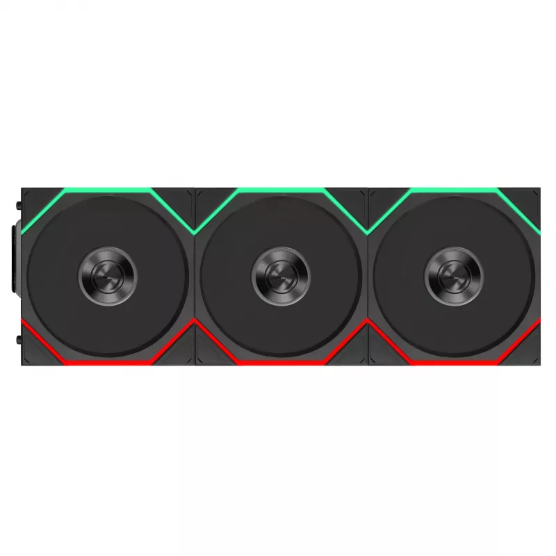 Lian Li UNI FAN TL FLEX Wireless ARGB 120mm Lüfter 3er-Pack mit Controller - Schwarz