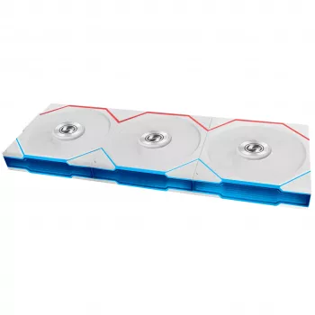 Lian Li UNI FAN TL FLEX Wireless ARGB 120mm Lüfter, Weiß, 3er-Pack mit Controller