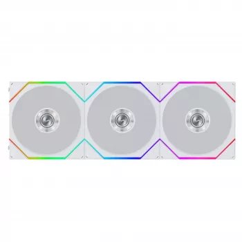 Lian Li UNI FAN TL FLEX Wireless ARGB 120mm Lüfter, Weiß, 3er-Pack mit Controller