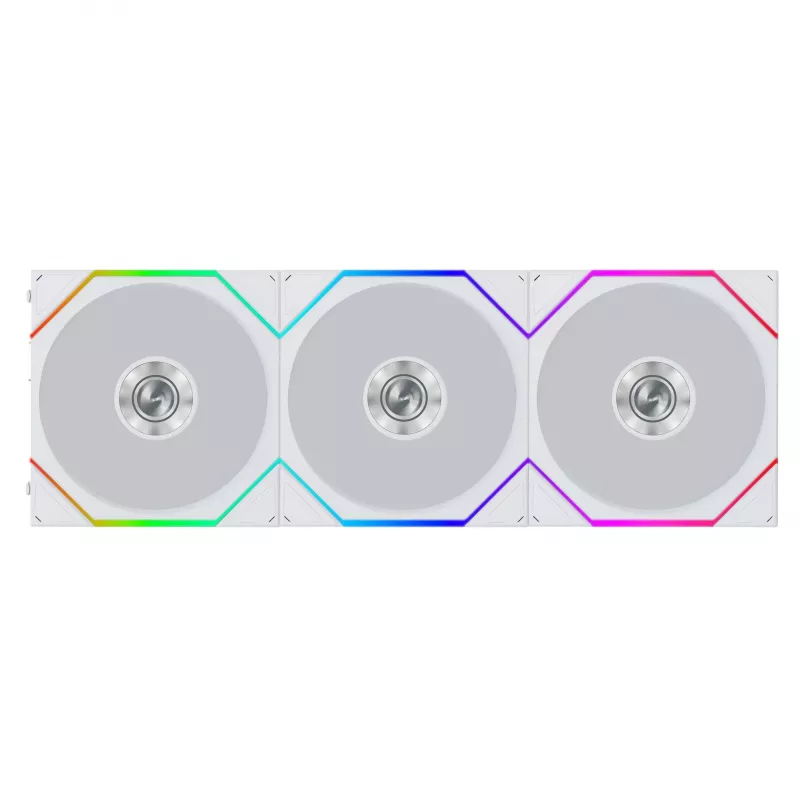 Lian Li UNI FAN TL FLEX Wireless ARGB 120mm Lüfter, Weiß, 3er-Pack mit Controller
