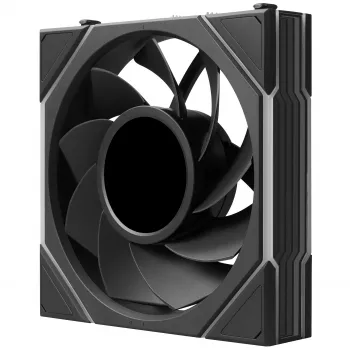 Lian Li UNI FAN TL LCD FLEX Wireless 120mm Reverse Blade ARGB PWM Lüfter mit LCD-Display - Schwarz