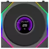 Lian Li UNI FAN TL LCD FLEX Wireless 120mm Reverse Blade ARGB PWM Lüfter mit LCD-Display - Schwarz