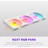 NZXT F360 RGB Weiß 360mm All-in-One Flüssigkeits-CPU-Kühler