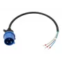Anker SOLIX Stromkabel IEC 60309 1P+N+E auf offenes Ende, 32 A, 60 cm, Blau