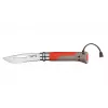 Opinel No. 08 Outdoor Rot Multifunktions-Taschenmesser