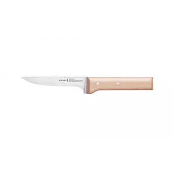 Opinel Parallèle No. 122 Fleisch- und Geflügel-Vorsatzmesser 16 cm Buchenholzgriff