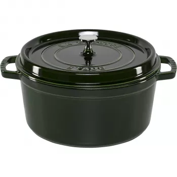 Staub La Cocotte Round 28 cm, 5,9 L, Basil Green, Gusseisen