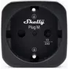 Shelly Plug M Gen3 Schwarz Smart Plug mit Energiemonitoring, 13A, Wi-Fi & Bluetooth