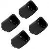 Shelly Plug M Gen3 Smart Plug 4er-Pack Schwarz mit Energieüberwachung, Wi-Fi & Bluetooth