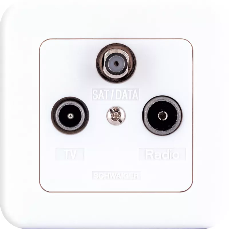 Schwaiger SAT Einzel-Abzweigdose 2.5 dB Set