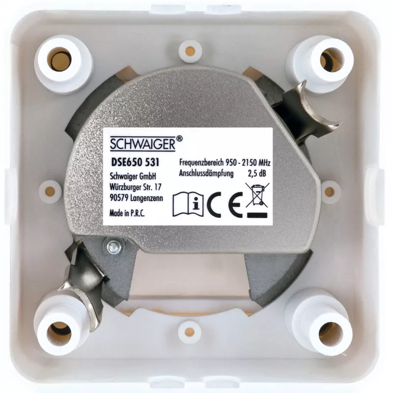 Schwaiger SAT Einzel-Abzweigdose 2.5 dB Set