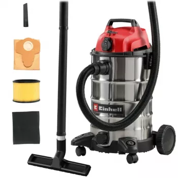 Einhell TC-VC 3055 SA Nass-/Trockensauger für die Werkstatt mit Steckdose, 30 L