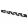 DIGITUS 1U belüftete Blindabdeckung für 19-Zoll-Racks, Schwarz