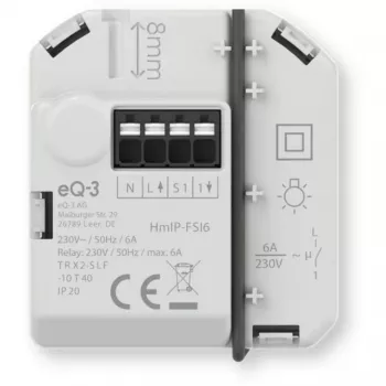 Homematic IP Unterputz-Schaltaktor mit Tastereingang (6 A)