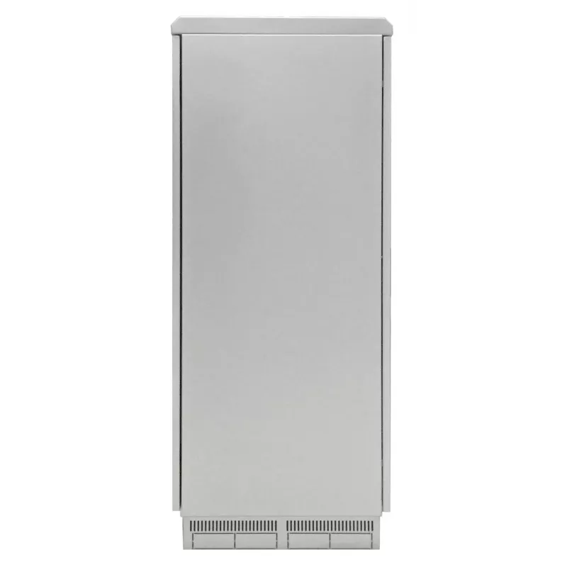 EFB Elektronik 19 inch IP55 Netzwerkschrank 24U 800x800 mit vormontiertem Sockel, Lichtgrau RAL 7035