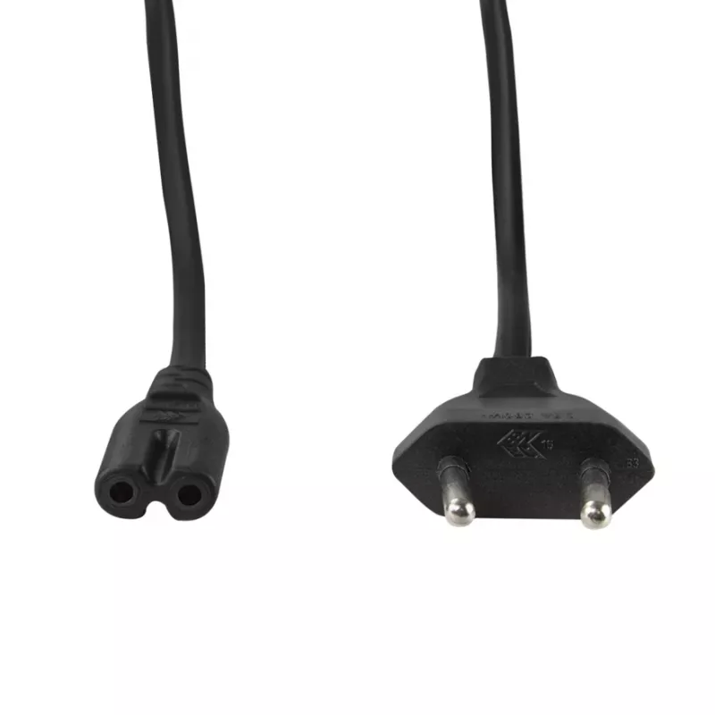 LogiLink Netzkabel Eurostecker CEE 7/16 auf IEC C7 Schwarz 7,5 m