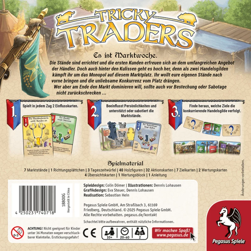 PEGASUS Tricky Traders Strategiespiel