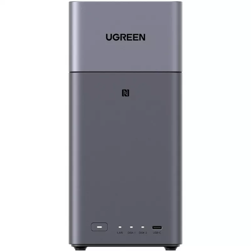 UGREEN DH2300 Bundle mit 2x Seagate IronWolf NAS 4TB CMR (Schwarz)