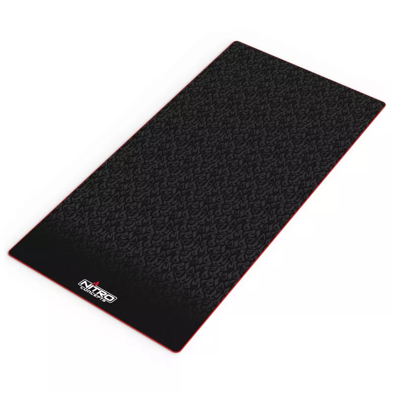 Nitro Concepts Bodenmatte für Sim-Racing-Rigs, 150 x 75 cm, rutschfest, Schwarz
