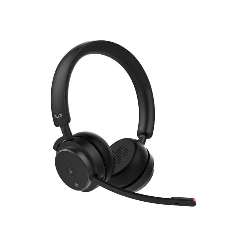 Snom A350D Wireless Dual Headset mit Bluetooth-Dongle, Schwarz