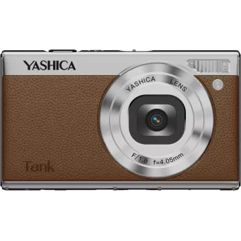 Yashica Tank Kompakt-Digitalkamera, Braun