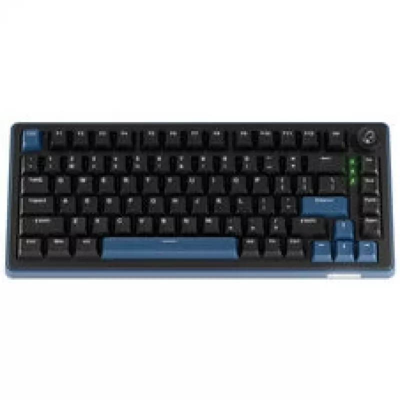 Ducky OK-M 75 Mechanische Gaming-Tastatur, 75%-Layout, Hot-Swappable, RGB, ANSI, KTT Wine Red Switches
