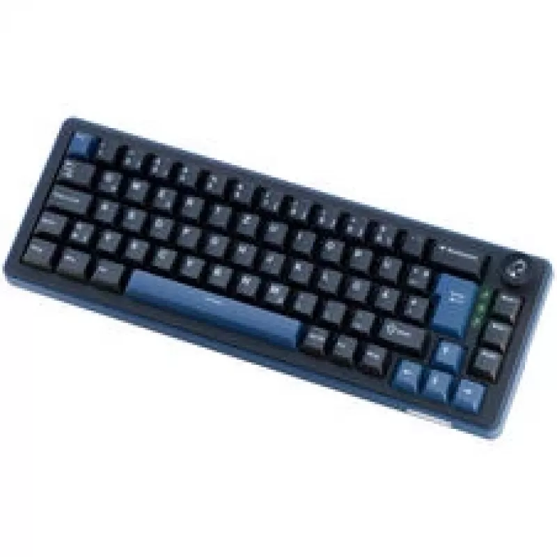 Ducky OK-M 65 Mechanische Gaming-Tastatur, 65%-Layout, Hot-Swappable KTT Lineare Switches, Per-Key RGB, ISO, PBT Double-Shot Keycaps, Kabelgebunden USB-C, Schwarz