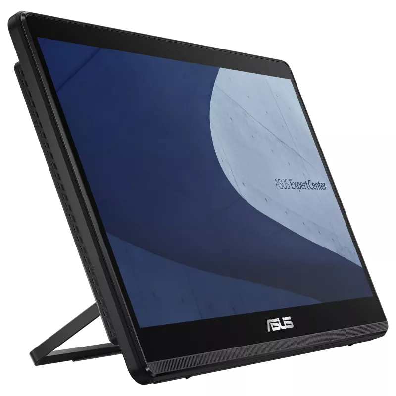 ASUS ExpertCenter E1 E1600WKAT-BMR185M All-in-One-PC - 15,6 inch HD-Touchscreen, Intel Celeron N4500, 8GB RAM, 128GB SSD, ohne Betriebssystem, Schwarz