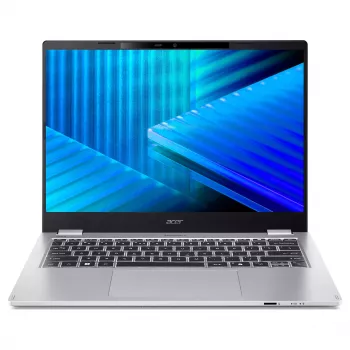 Acer TravelMate P4 P414-55-TCO-5880 14 inch Full HD Business-Laptop - Intel Core Ultra 5 225U, 16GB LPDDR5X, 512GB PCIe Gen4 SSD, Windows 11 Pro, Wi-Fi 6E, Thunderbolt 4, hintergrundbeleuchtete Tastatur, Fingerabdrucksensor