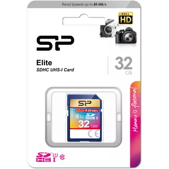 Silicon Power Elite SDHC 32GB UHS-I Speicherkarte (SP032GBSDHAU1V10)