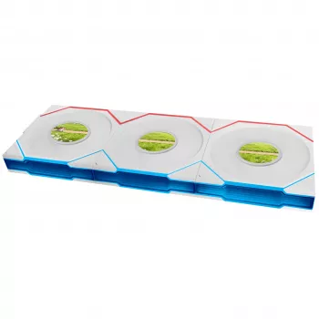 Lian Li UNI FAN TL120 LCD FLEX Wireless ARGB 120mm PWM Gehäuselüfter 3er-Pack Weiß